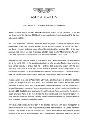 Aston Martin DB11 Press Release.pdf