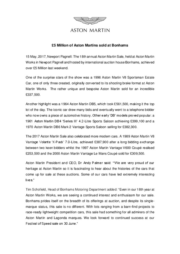 £5 Million of Aston Martins sold at Bonhams.pdf