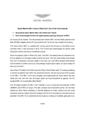 Aston Martin DB11 wins at What Car Car of the Year Awards-pdf