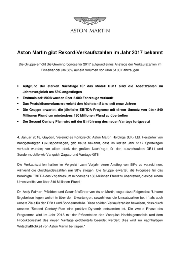 Aston Martin delivers record sales growth in 2017DE-pdf
