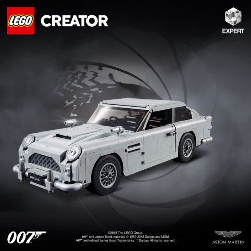 Uncover the of 007's most famous vehicle with the LEGO® Creator Expert James Bond™ Aston Martin DB5 – Aston Martin | Pressroom