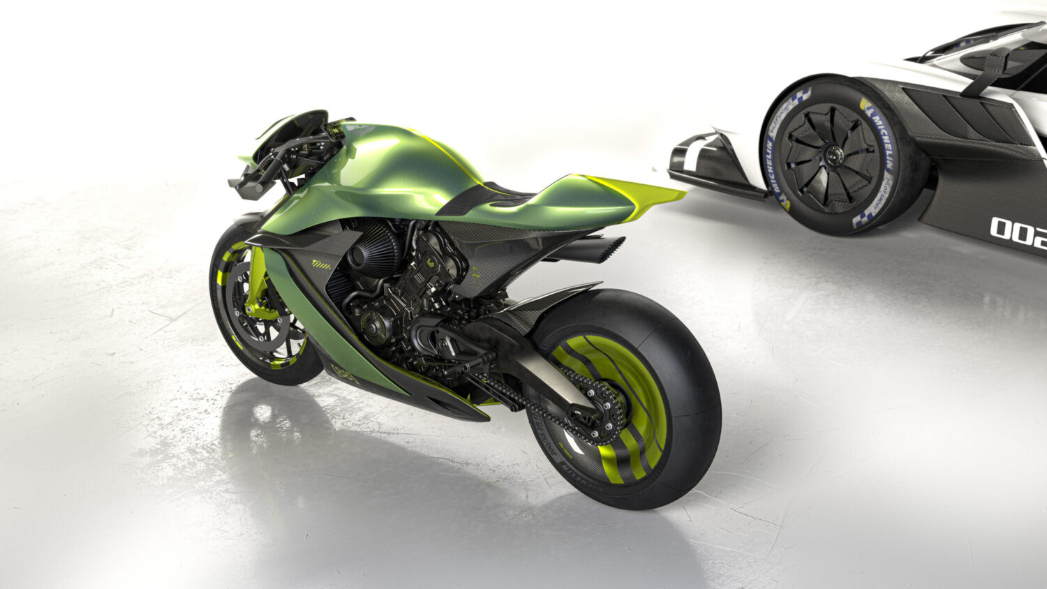 Aston Martin forays into motorcycle design with AMB 001