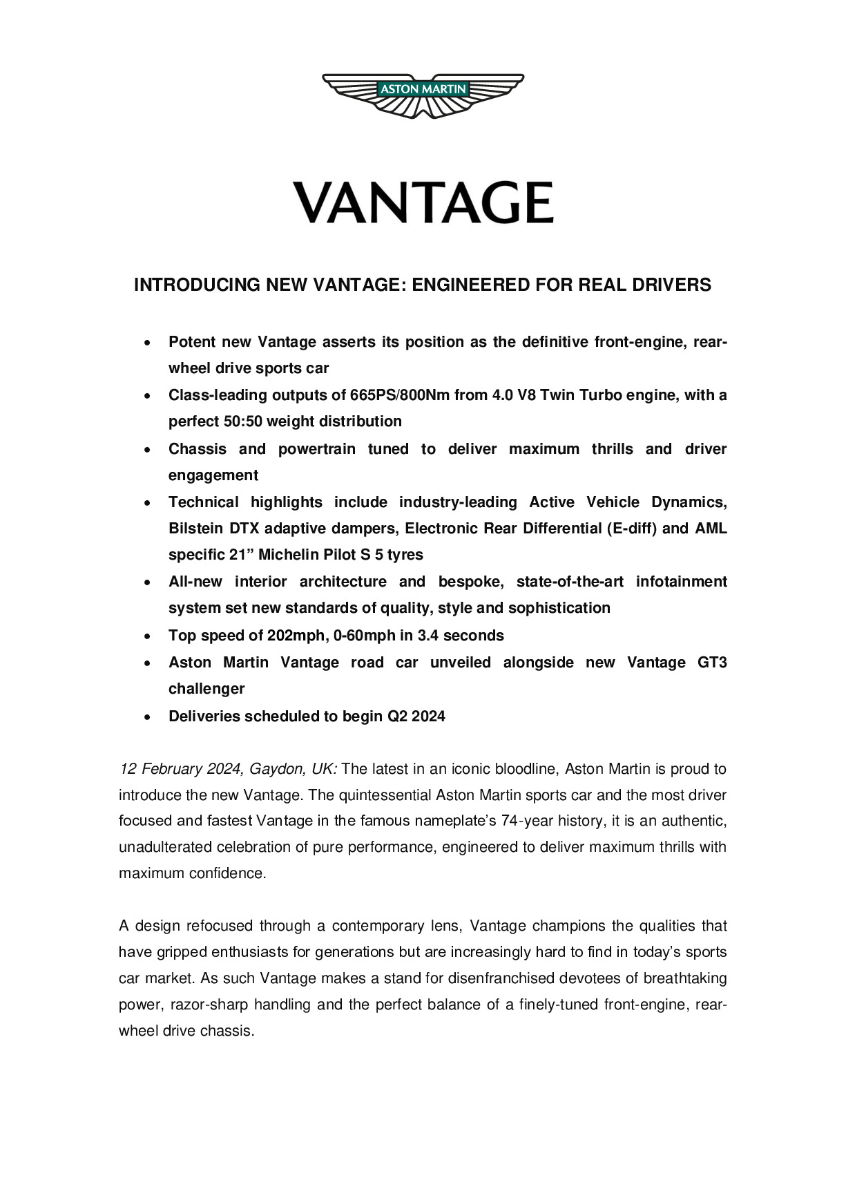 Introducing new Vantage - Engineered for real drivers-pdf